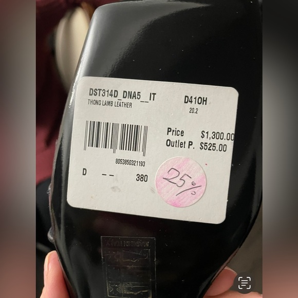 Brand new Versace black leather shoes 38 size - Picture 3 of 7